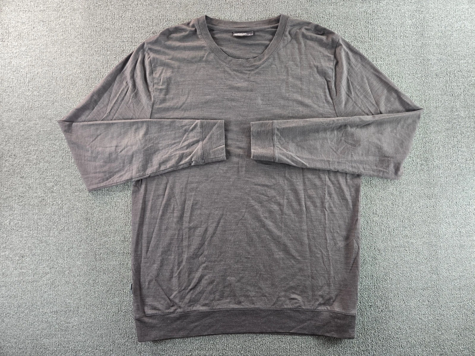 Icebreaker Shirt Men's Large Gray Merino Wool Base Layer Long Sleeve Pullover
Opens in a new window