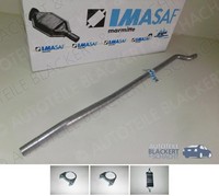Imasaf Auspuff Mittelrohr+Anbauteile für Fiat 1000Er-Serie 1300+1500 1961-1963