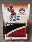 🔥⚾️VICTOR ORTIZ 2013 Leaf Power Showcase Red Jersey Patch Auto SP /5!!!⚾️🔥