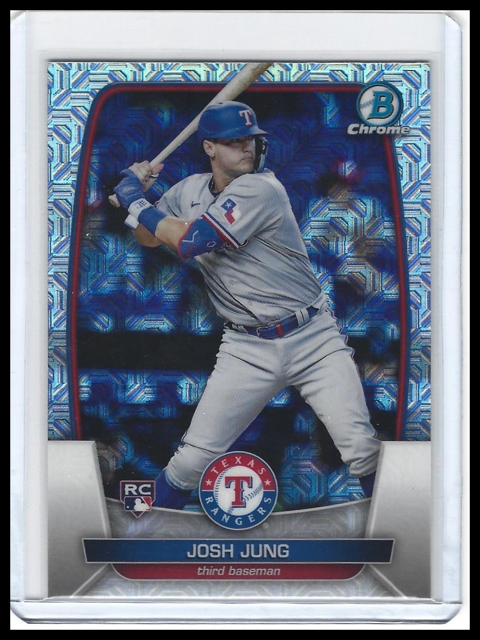 2023 Bowman - Josh Jung - Mojo Refractors Rookie #43 RC