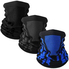 3 Pack Winter Neck Gaiter Windproof Neck Warmer Breathable Face Mask for Men ...