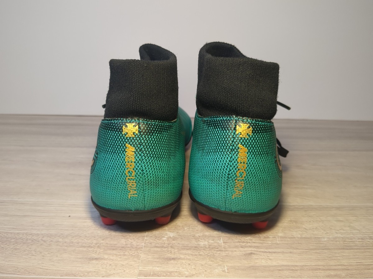 Nike Mercurial Superfly 6 CR7 FG Jade Neon Ronaldo Cleat Size 8.5