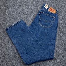 NEW Levi's 501 Jeans Men's 36x34 Blue Straight Leg Button Fly 100 Cotton Denim