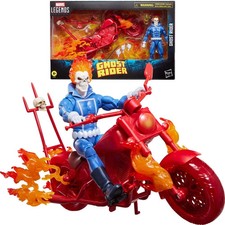 Ghost Rider Marvel Legends Johnny Blaze 6-Inch Action Figure with Motorcycle