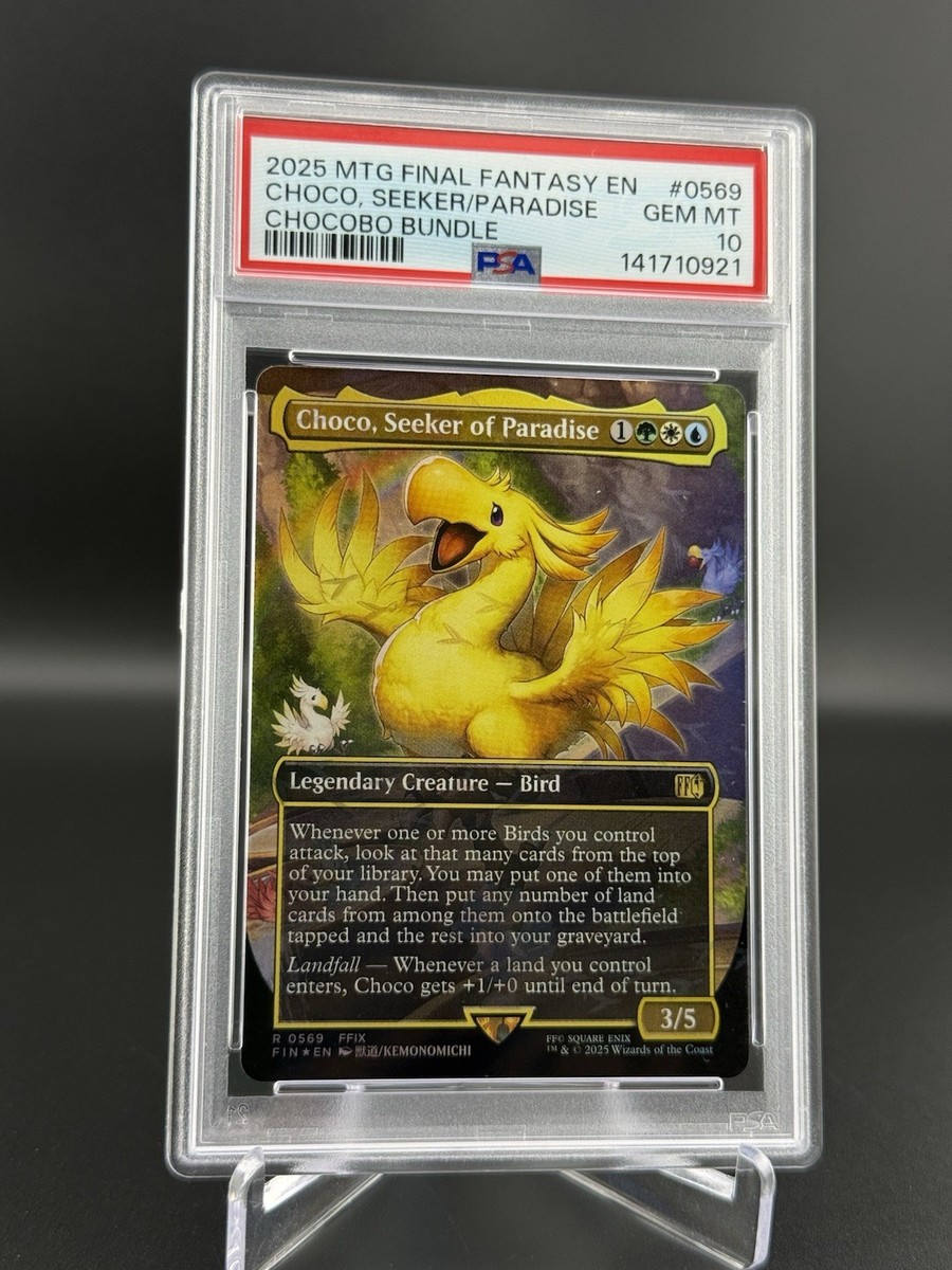 Choco, Seeker of Paradise Chocobo Track Foil MTG Final Fantasy GEM