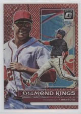 2022 Panini Donruss Optic Diamond Kings Red Dragon Prizm 48/99 Juan Soto 0q21