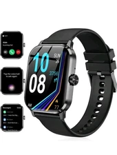 Reloj inteligente con pantalla AMOLED de 1,96" para hombres y mujeres, con llama
