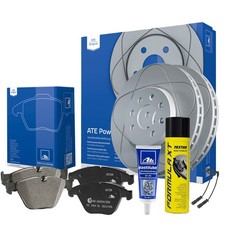 ATE Bremsenset + WK f&uuml;r MERCEDES C-KLASSE W202 VA &Oslash;284mm ATE + PL + Reiniger