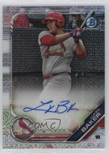 2019 Bowman Mega Box Chrome Mojo Auto Luken Baker #BMA-LB Auto 06bg