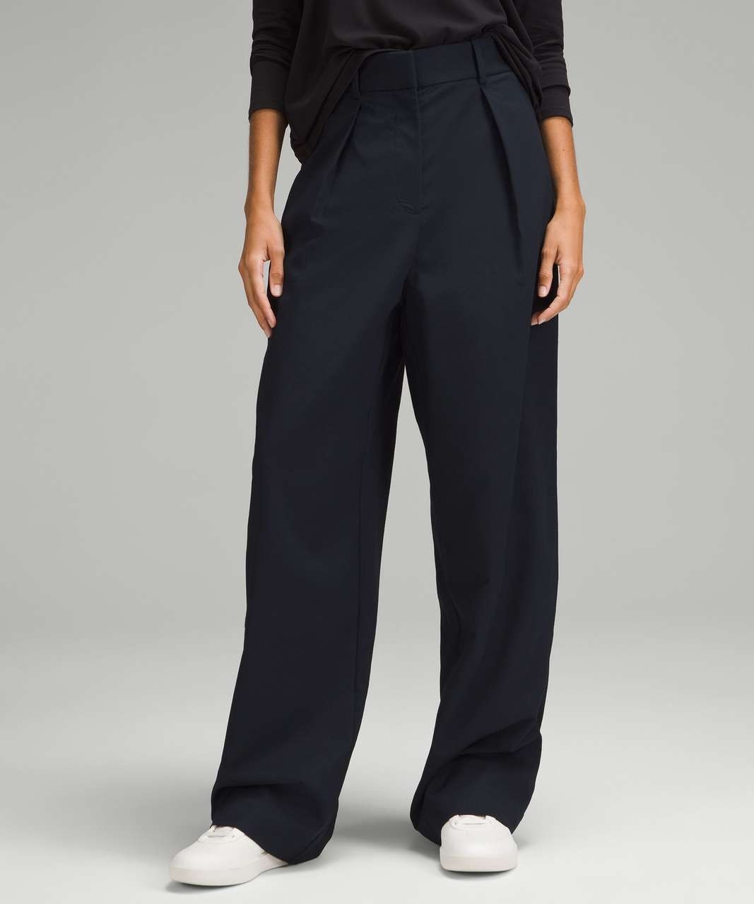 Lululemon Women's Pleat-Front High-Rise Trouser *Regular True Navy size 4 *NWT