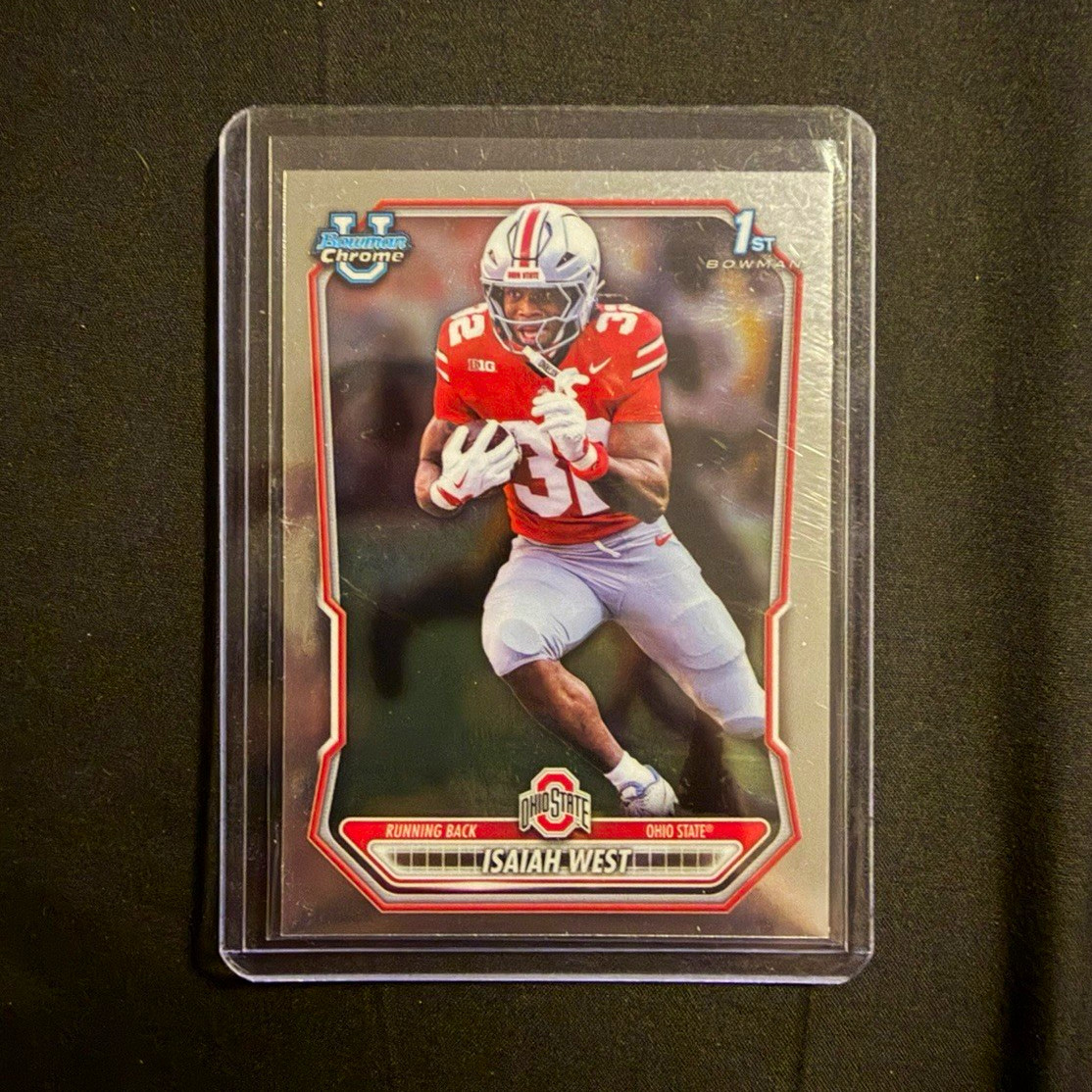 2026 Bowman Football Isaiah West #BCP-117 Ohio State 1st bowman