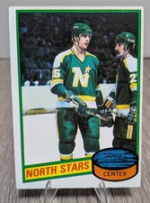 Curt Giles North Stars 1980 Topps RC Hockey #17 Partially scratched