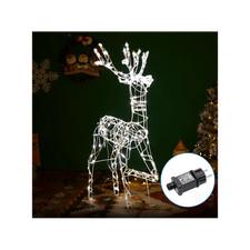 Renna luminosa a basso voltaggio da 100cm,luce calda 2700K,8 giochi di luce + me