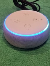 Amazon Echo Dot 3rd Gen WHITE SUPERB CONDITION PLEASE READ FULLY THANK YOU 
