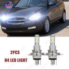 Pair H4 9003 Hb2 Led Headlight Bulbs Kit Highlow Beam Super Bright 6000k White Pair H4 9003 Hb2 Led Headlight Bulbs Kit Highlow Beam Super Bright 6000k White