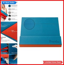 Foldable Yoga Mat 72 x 24 Inch Non Slip POE 0.25 In Thick For Pilates