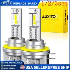 2/4x H15 LED Bulbs High Beam DRL HeadLight Conversion Kit 40000LM 6500K Brighter