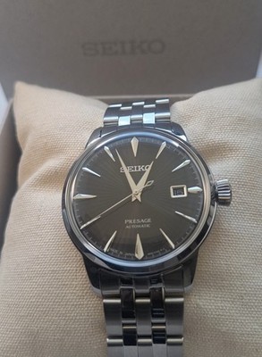 Seiko Presage SRPE17J1 Automatik Schwarz Sunburst | 4R35 | Full Set Neu