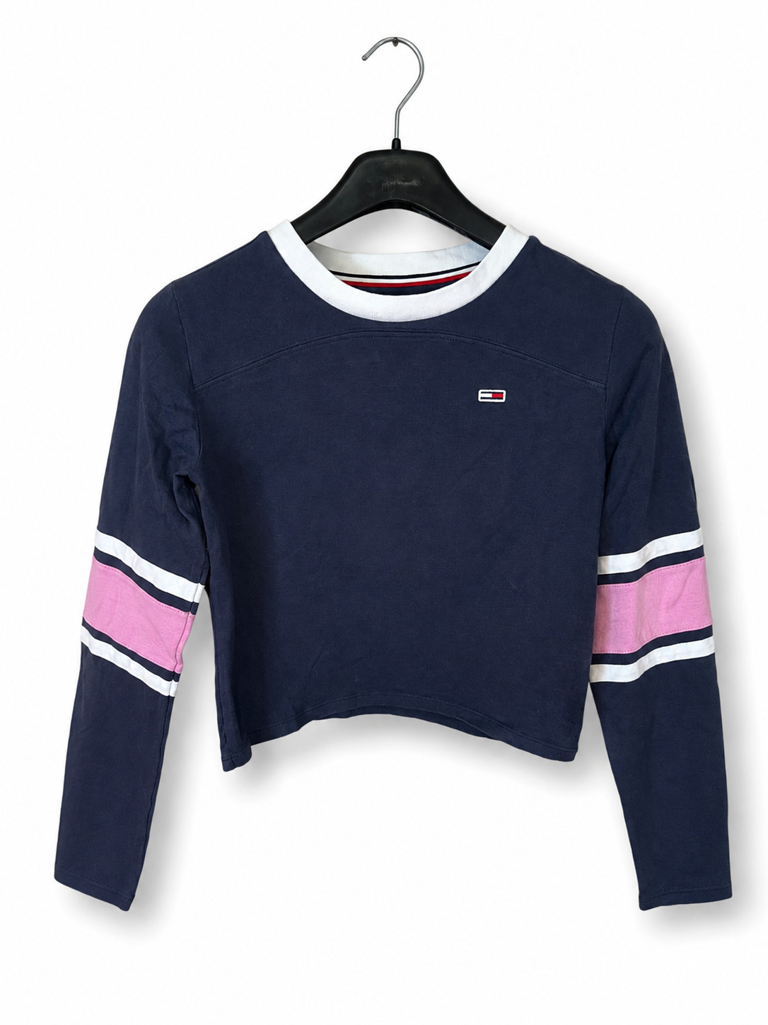 T-shirt Maglietta Tommy Hilfiger Donna Blu Neavy in cotone Size: M
