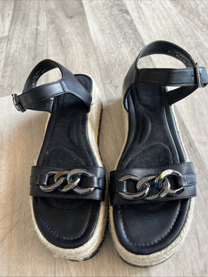   Sommer Sandalen Gr.41 Damen Schwarz 