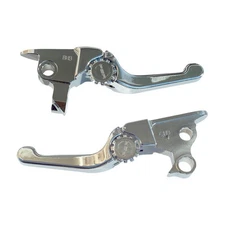 Powerstands Racing Chrome Anthem Shorty Lever Set - 12-01652-20