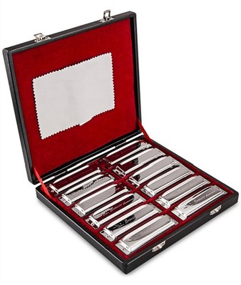 SWAN Harmonica Set 12 Keys 10 Hole 20 Tones Harmonica Blues Mini Harmonica fo...