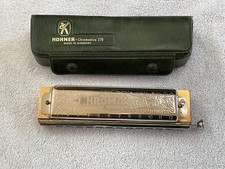 Hohner 270-C Super Chromonica Professional Chromatic Harmonica Harp Key of C