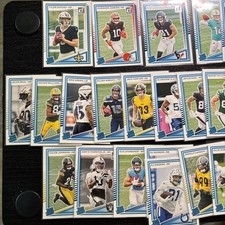 Donruss 2025 NFL Rated Rookie Football Trading Card Lot 60 Cards