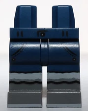 Lego Hips and Legs Dark Bluish Gray Boots and Light Bluish Gray Fur