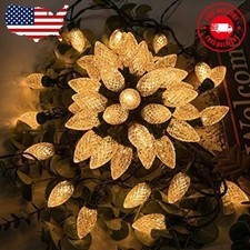 200LED 146.9 FT C9 Christmas String Lights Plug in Fairy Twinkle String Light...