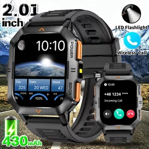 Smart Watch Men Women Round Screen Bluetooth Call Heart Rate Fitness Tracker iOS