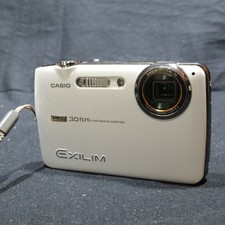 Operation confirmed As is CASIO Casio EXILIM EX FS10 White Digital Camera