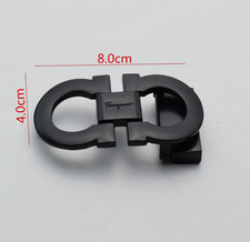 Dark Sliver Salvatore Ferragamo Alloy Belt Buckle for 34-35mm leather strap