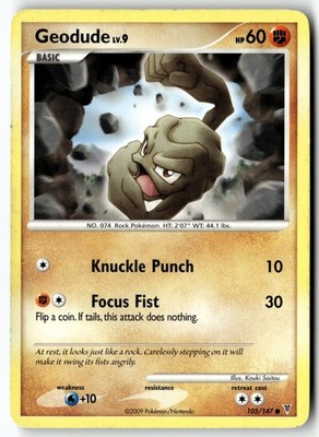 Pokemon Karte Geodude LP Supreme Victors Common 105/147