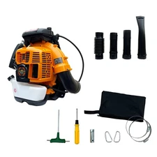 Commercial Backpack Leaf Blower 2 Stroke 75.6CC Gas-powered Backpack Snow Blower