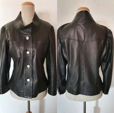 Dior Lederjacke schwarz 36 S ORIGINAL