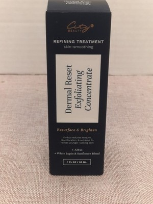 City Beauty Dermal Reset Exfoliating Concentrate 1 oz New Sealed