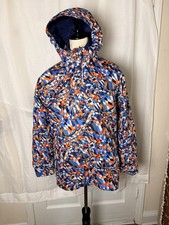 Columbia Interchange Hooded Coat w Inner Fleece Jacket Geometric Child s L