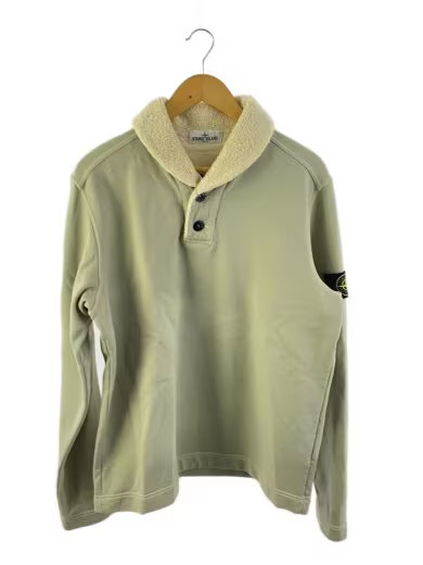 STONE ISLAND/12AW Henley Neck Sweatshirt/XL/Nylon/Light Green/571561747