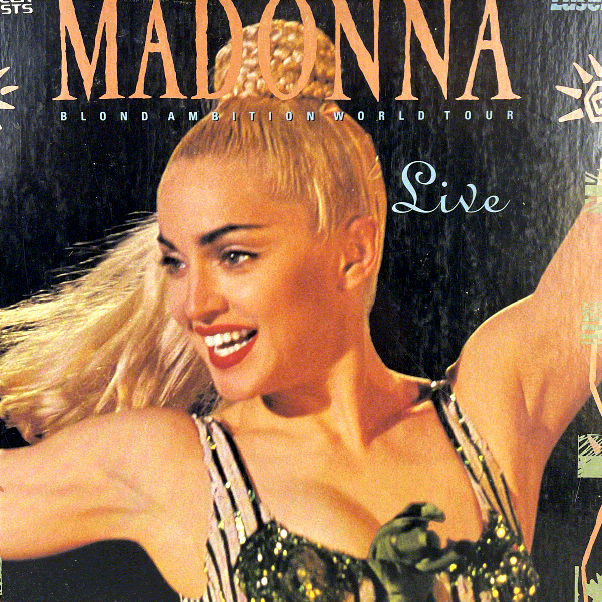 Madonna Blond Ambition World Tour Live LaserDisc 1990 Concert