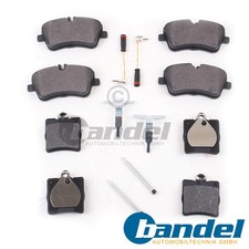 BREMSBELÄGE VORNE + HINTEN + MONTAGESATZ für MERCEDES C-KLASSE W203 CL203 