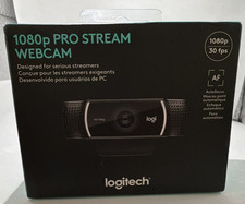 Logitech 1080p Pro Stream Webcam 1080p 30 fps Autofocus USB-A Black
