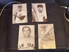 1947-66 Exhibit Lot Of (9) Different Berra, Killebrew, Spahn, Banks, Kaline LOOK