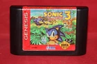 Sonic the Hedgehog 3 (Sega Genesis, 1994) Authentic Game Cartridge