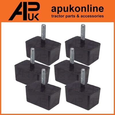 6x Vorderachse Gummipuffer für John Deere 6620 6630 6810 6820 6830 Traktor