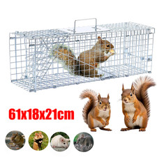 Large Live Humane Cage Trap for Squirrel Chipmunk Rat Mice Rodent Animal Catcher