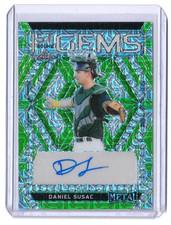 2022 Leaf Metal GREEN PROOF RC AUTO Daniel Susac! Rookie! Autograph! One of 1/1