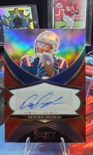 2024 Panini Select - Select Signatures Demario Douglas #SSP-DDO Silver Prizm...
