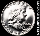 1960 Franklin Half Dollar- Silver- Choice Gem Proof Luster No Reserve #J1310