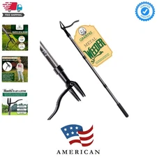All-Steel Stand-Up Weeder - Effortless Lawn Care without Bending or Kneeling